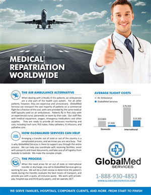 Flyer Design by rkailas for GlobalMed Services LLC | Design: #6128784