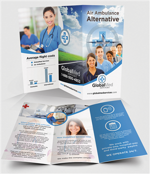 Flyer Design by creationz2011 for GlobalMed Services LLC | Design: #6140940