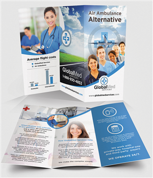 Flyer Design by creationz2011 for GlobalMed Services LLC | Design: #6170598