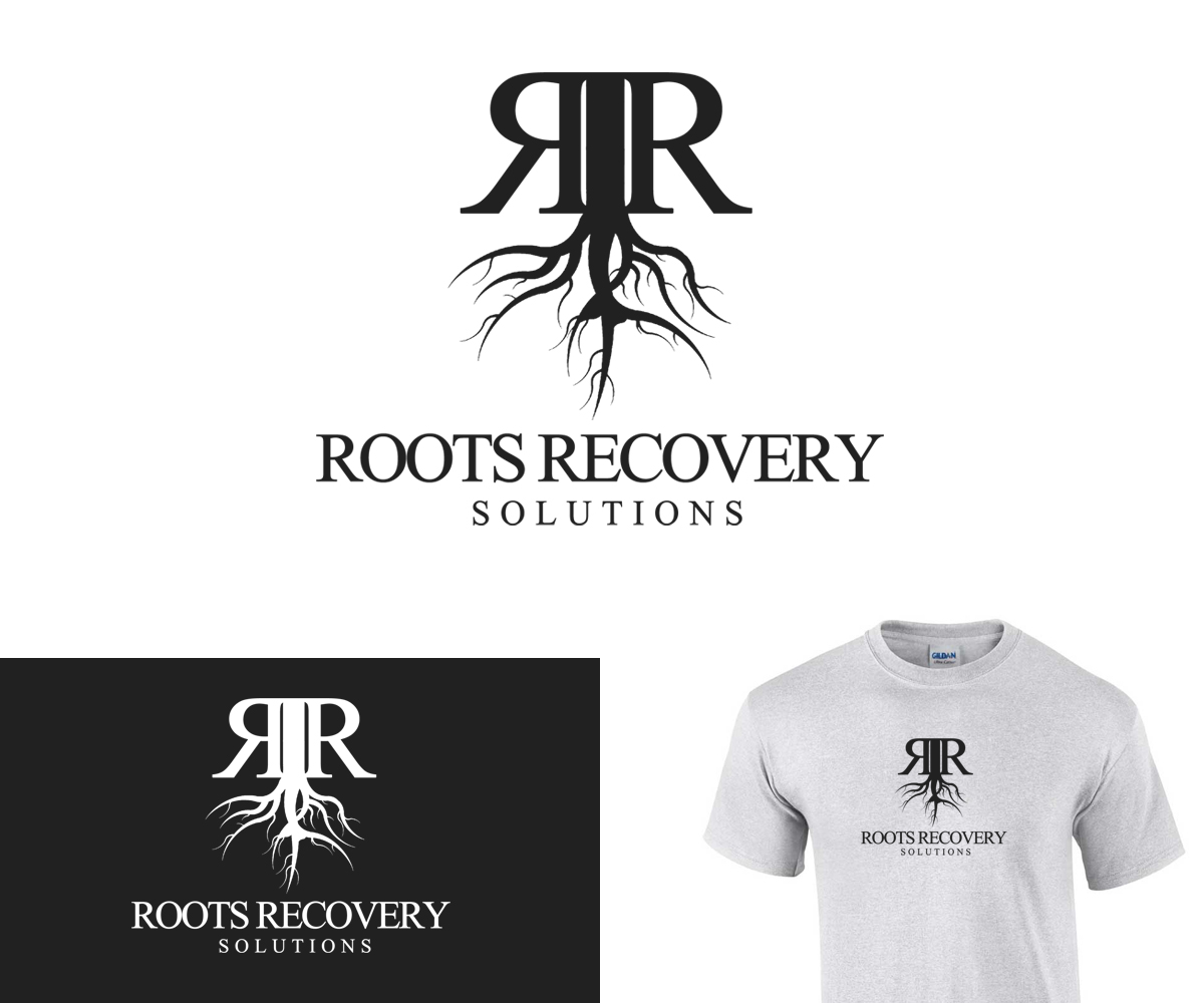 Logo Design by MVN Digital for Roots Recovery Solutions | Design #6088188