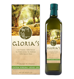 Bottle Label Design - Greece's Extra Virgin Olive Oil | Graphic Design by Milena