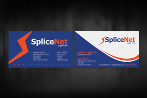 Business Card Design by jay. for SpliceNet, Inc. | Design #6056218