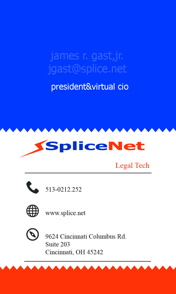 Business Card Design by angerilluardo for SpliceNet, Inc. | Design #6114009