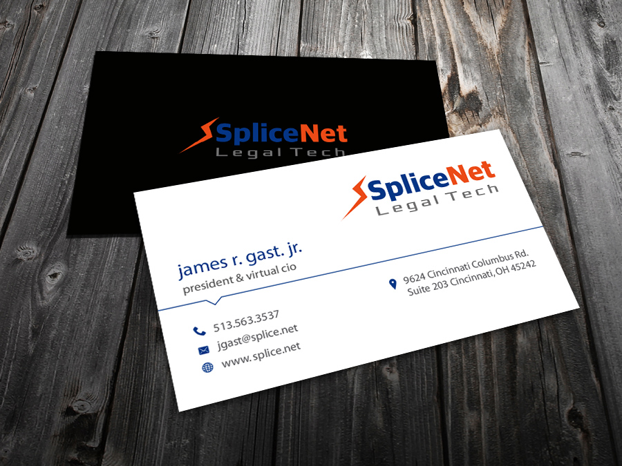 Business Card Design by snowymasterdesigns for SpliceNet, Inc. | Design #6122955