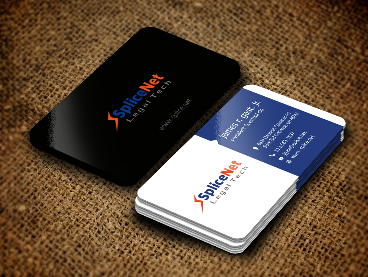 Business Card Design by snowymasterdesigns for SpliceNet, Inc. | Design #6122987