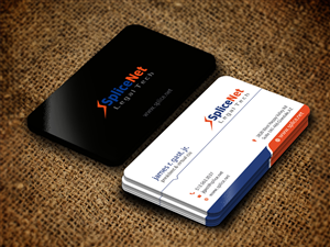 Diseño de Tarjeta de Presentación por snowymasterdesigns para SpliceNet, Inc. | Diseño: #6123386