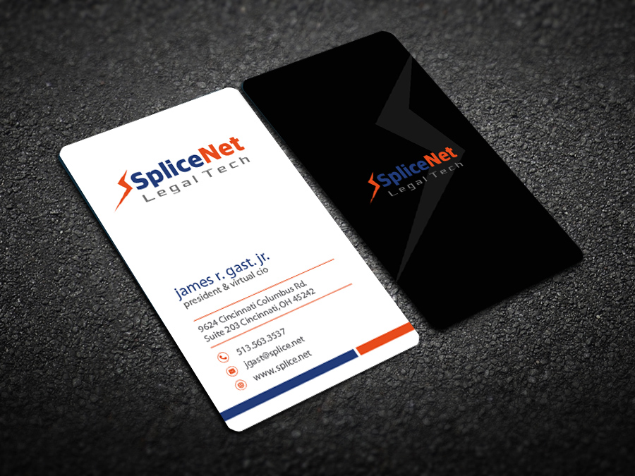 Business Card Design by snowymasterdesigns for SpliceNet, Inc. | Design #6123508