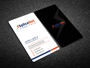 Diseño de Tarjeta de Presentación por snowymasterdesigns para SpliceNet, Inc. | Diseño: #6123508