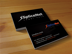 Diseño de Tarjeta de Presentación por Creations Box 2015 para SpliceNet, Inc. | Diseño: #6069994