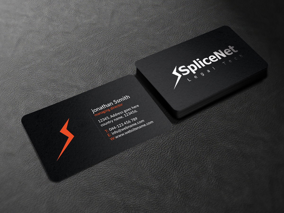Business Card Design by Creations Box 2015 for SpliceNet, Inc. | Design #6070032