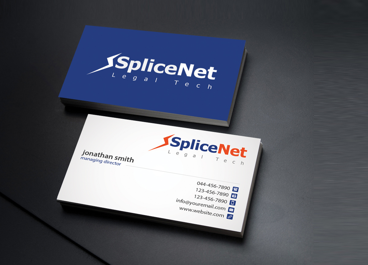 Business Card Design by Creations Box 2015 for SpliceNet, Inc. | Design #6070039