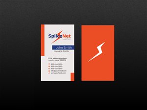 Business Card Design by Creations Box 2015 for SpliceNet, Inc. | Design: #6070041
