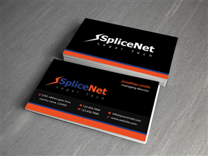 Business Card Design by Creations Box 2015 for SpliceNet, Inc. | Design: #6070052