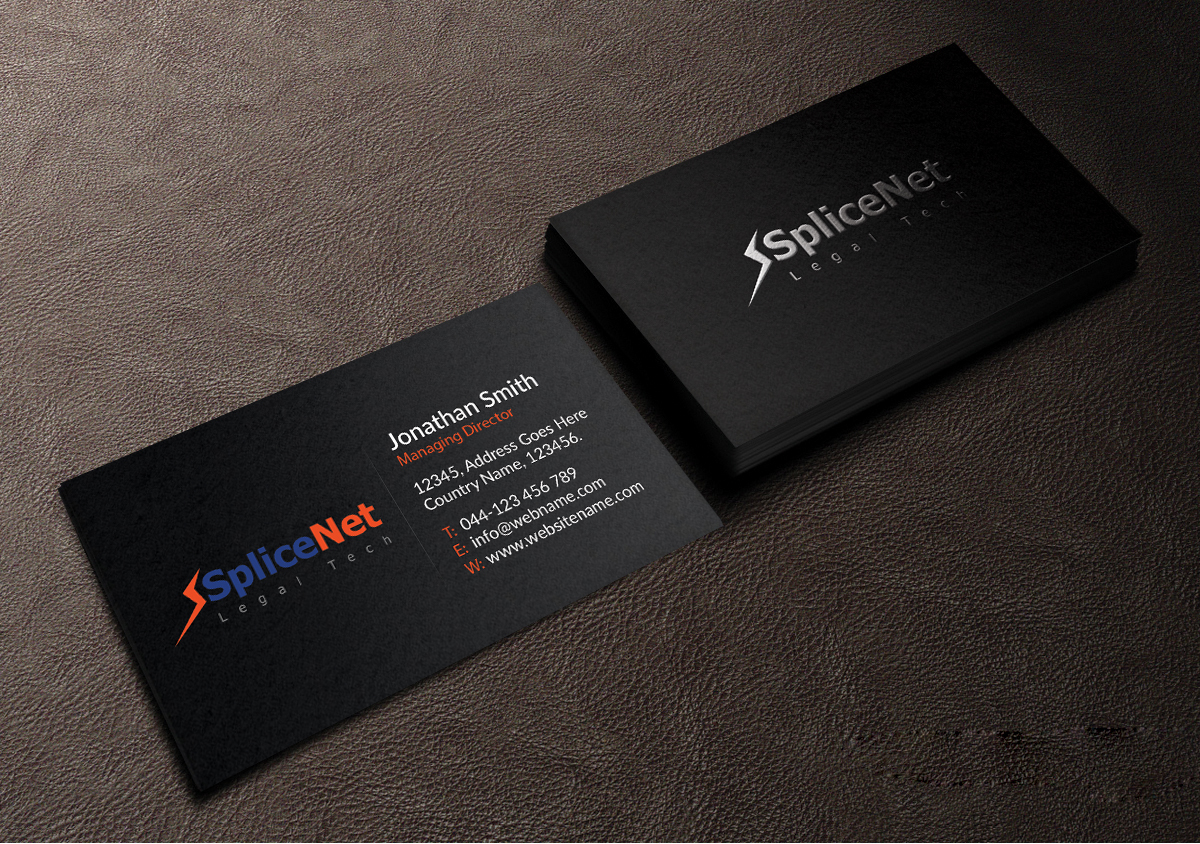 Business Card Design by Creations Box 2015 for SpliceNet, Inc. | Design #6071750