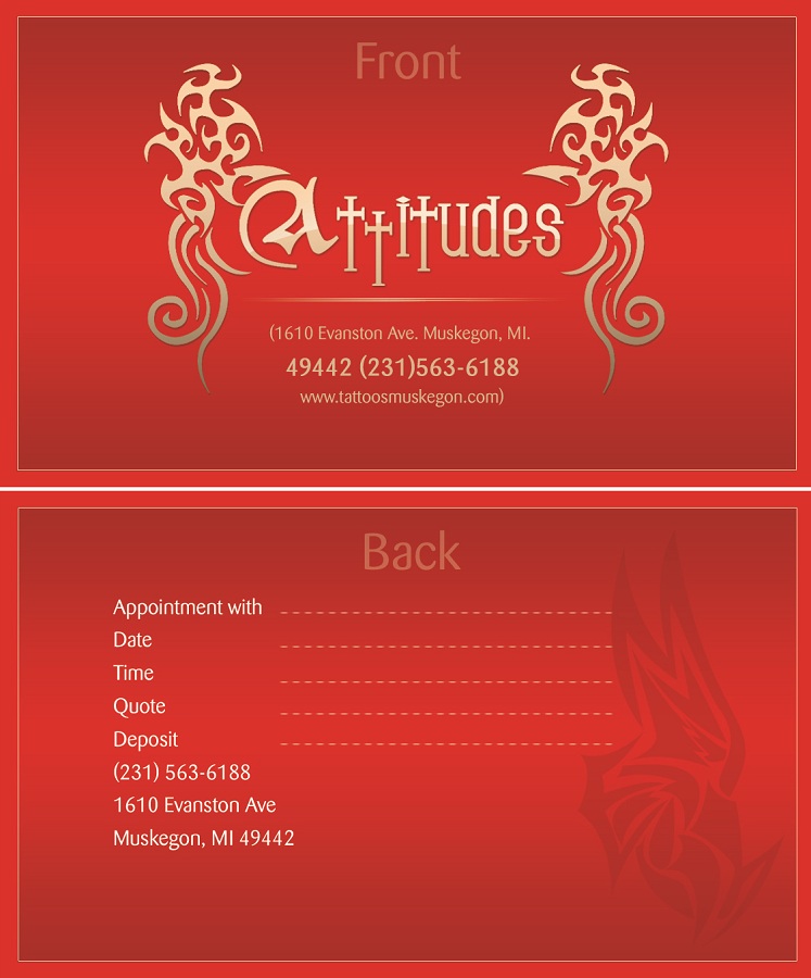Business Card Design by Kuldeepak for Hawks Electric Tattoos | Design #6110187