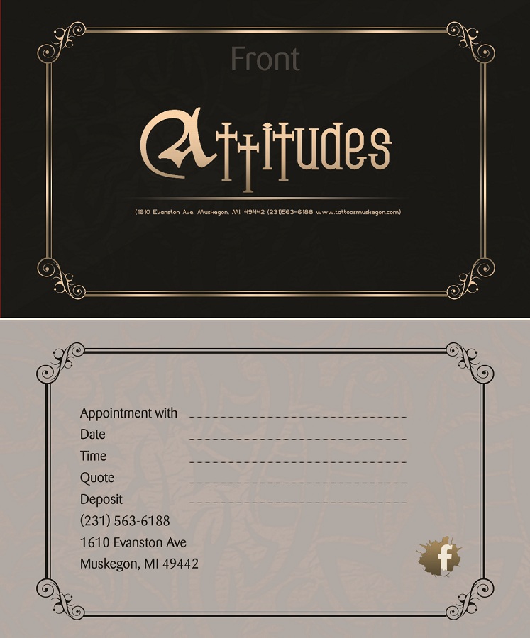Business Card Design by Kuldeepak for Hawks Electric Tattoos | Design #6119615