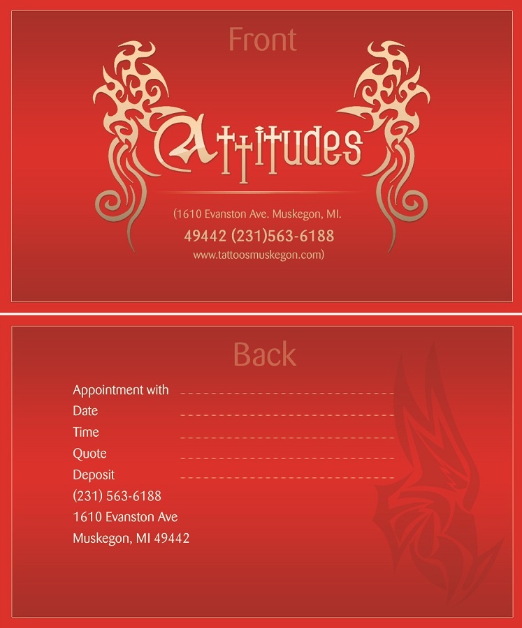 Business Card Design by Kuldeepak for Hawks Electric Tattoos | Design #6119617