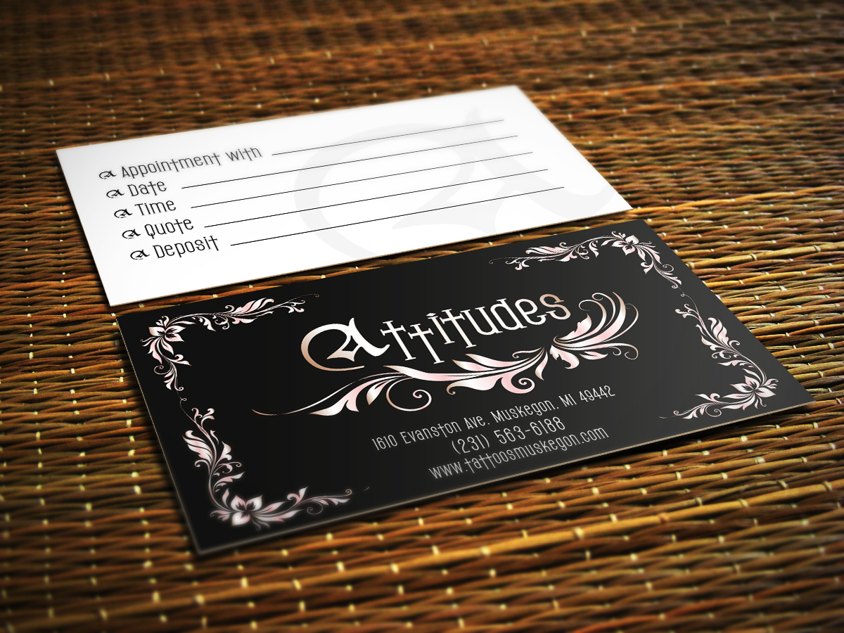 Business Card Design by lionx for Hawks Electric Tattoos | Design #6059553