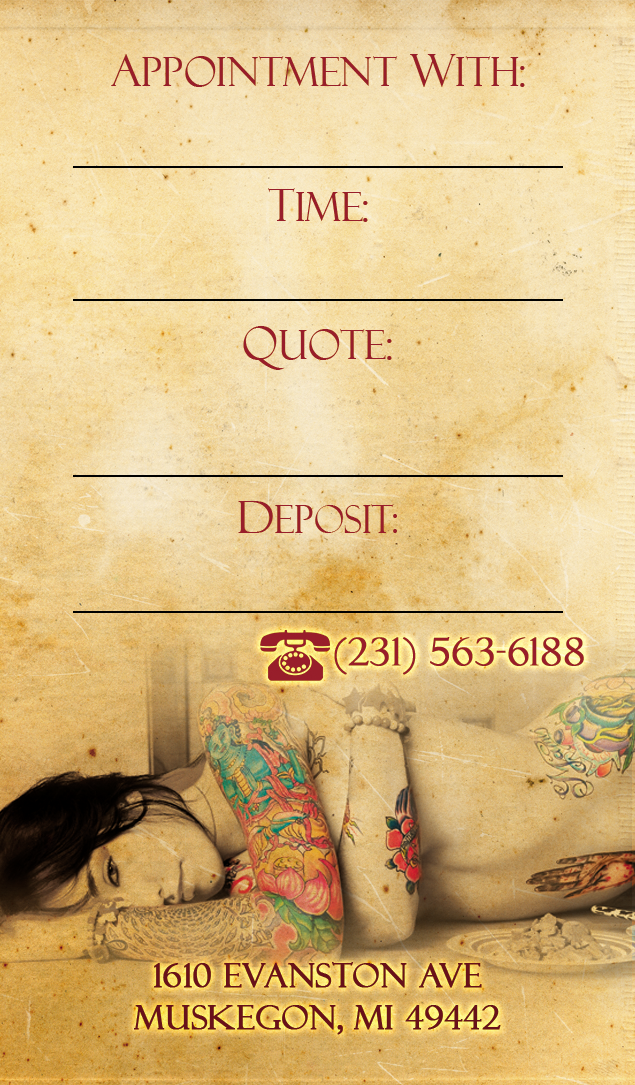 Business Card Design by Ana White for Hawks Electric Tattoos | Design #6265110