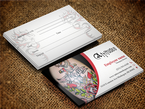 Business Card Design by Lanka Ama for Hawks Electric Tattoos | Design: #6057268