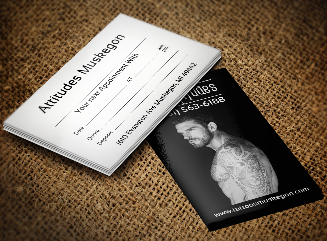 Business Card Design by Lanka Ama for Hawks Electric Tattoos | Design #6057280
