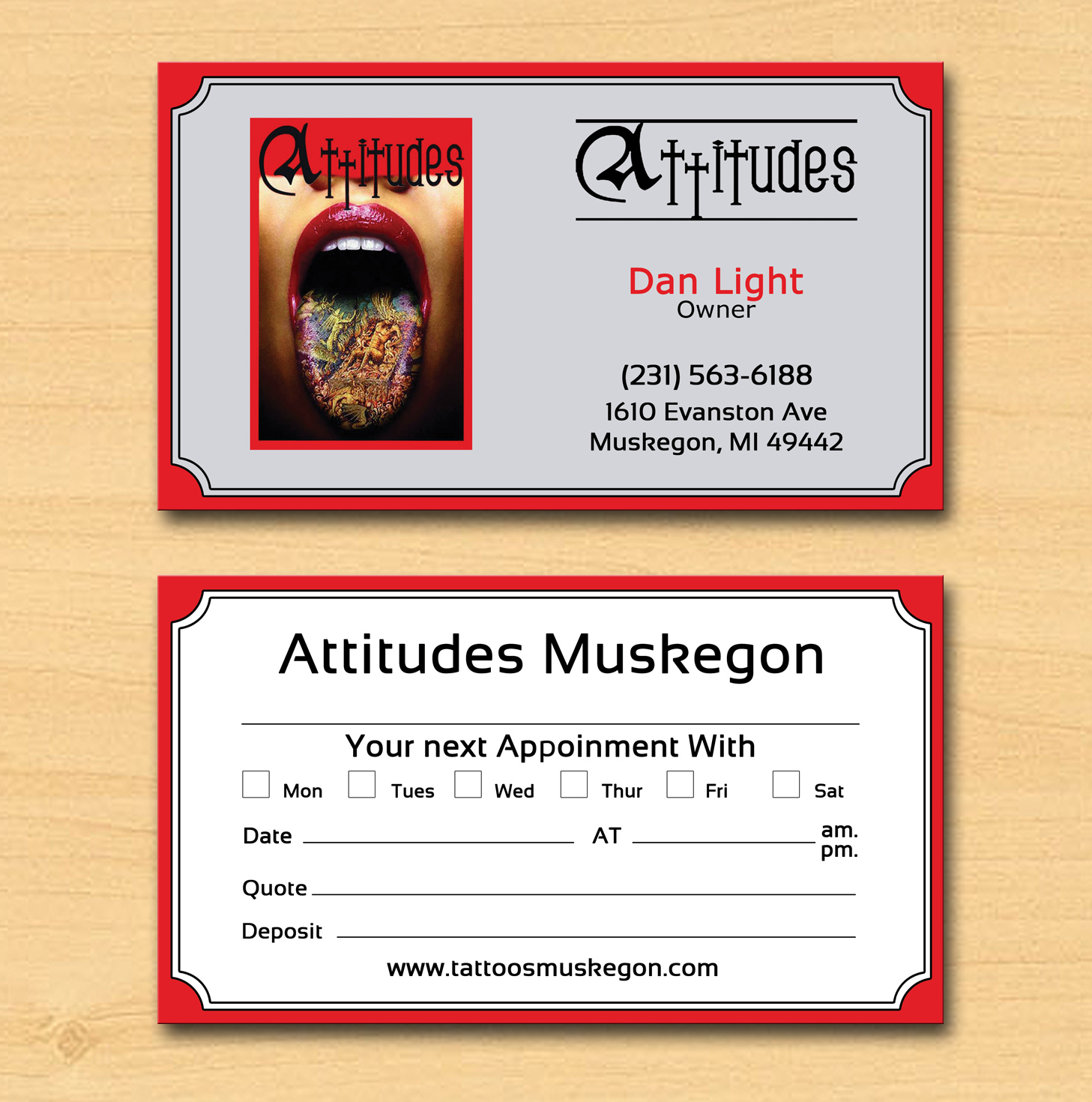 Business Card Design by Lanka Ama for Hawks Electric Tattoos | Design #6067788