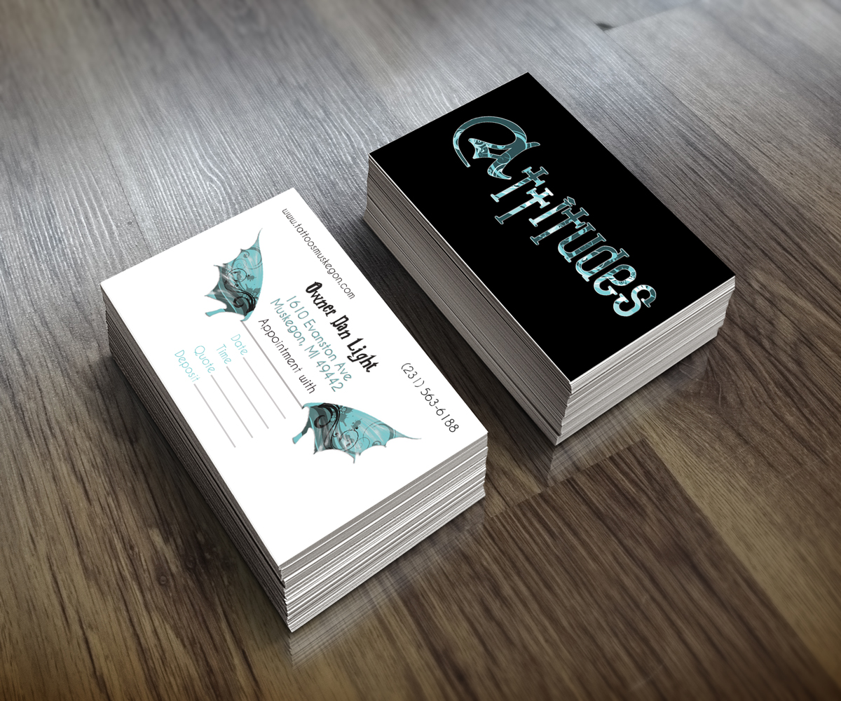 Diseño de Tarjeta de Presentación por JK18 para Hawks Electric Tattoos | Diseño #6091739