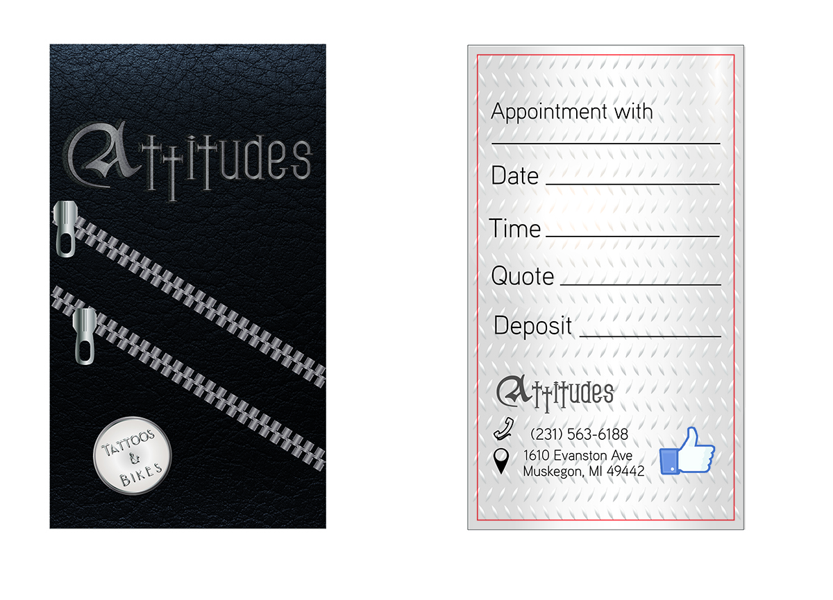 Business Card Design by perthdesigns for Hawks Electric Tattoos | Design #6134084