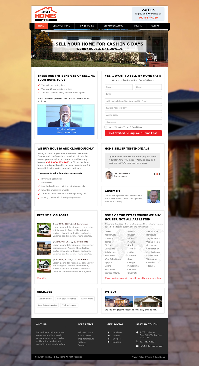Web Design by OM for this project | Design #6085129