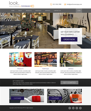 New custom designed wallcoverings business needs a website | Web-Design von Lauren