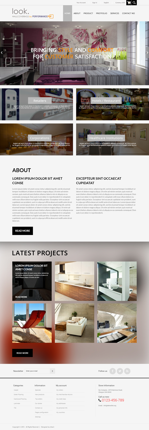 Web Design by iLibart for this project | Design #6079671