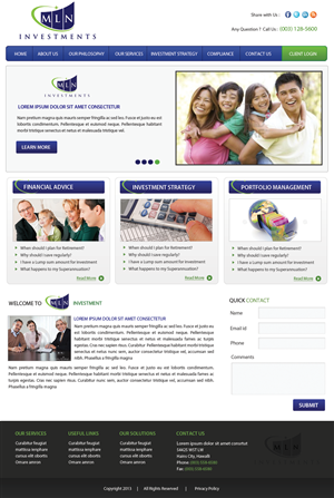 Web Design by creativemind for this project | Design #1660183