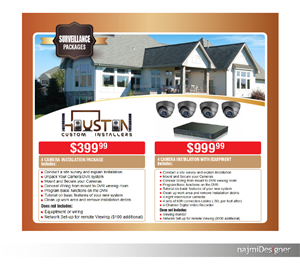 Graphic Design by  Najmi for Houston Custom Installers | Design: #6101448