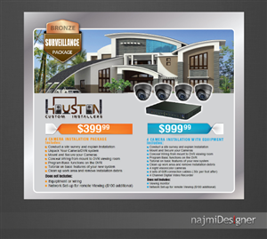 Graphic Design by  Najmi for Houston Custom Installers | Design #6109407