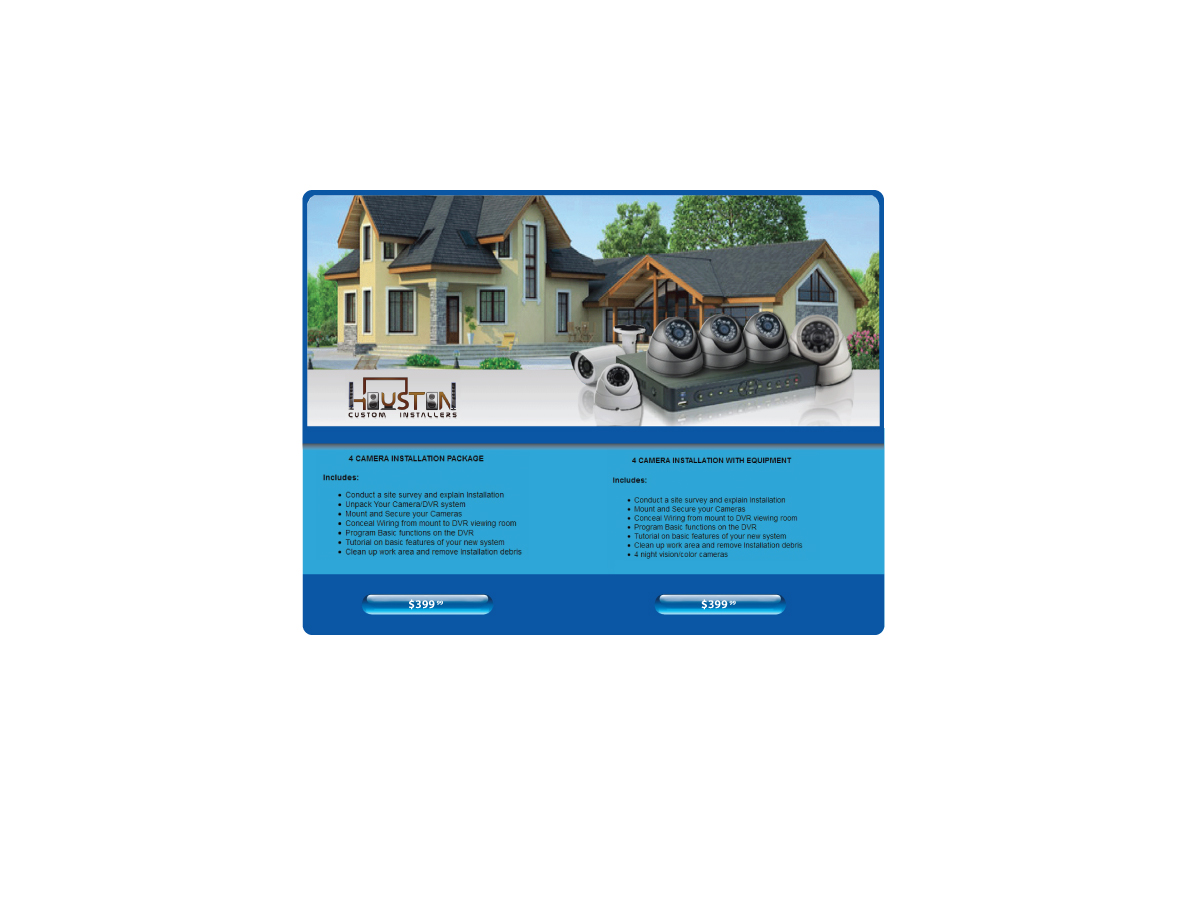 Graphic Design by dii for Houston Custom Installers | Design #6097283