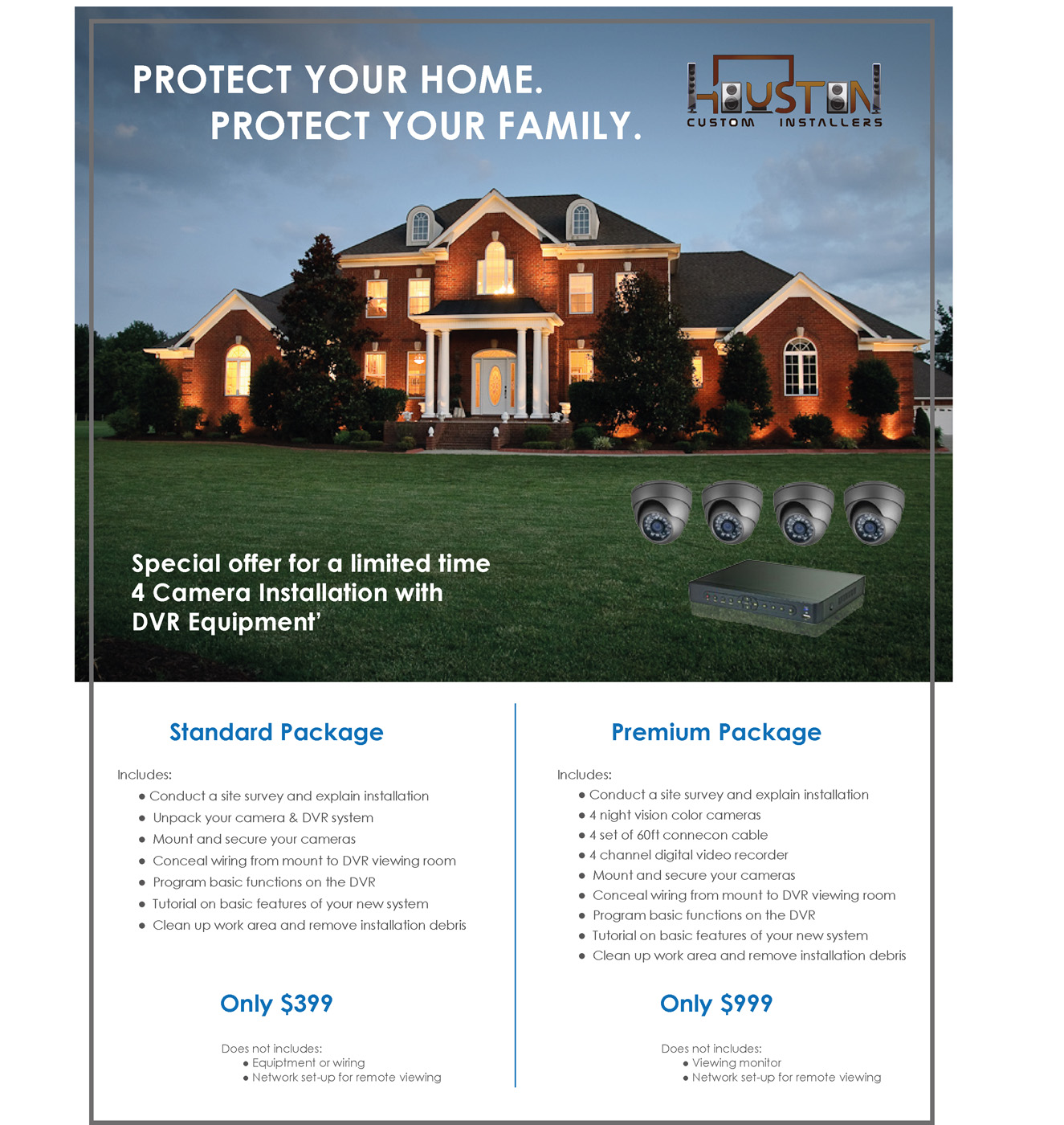 Graphic Design by Jason Vantran for Houston Custom Installers | Design #6085989