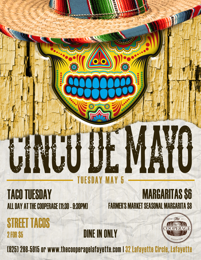 Flyer Design by Daniele Greco for The Cooperage American Grille | Design #6063594