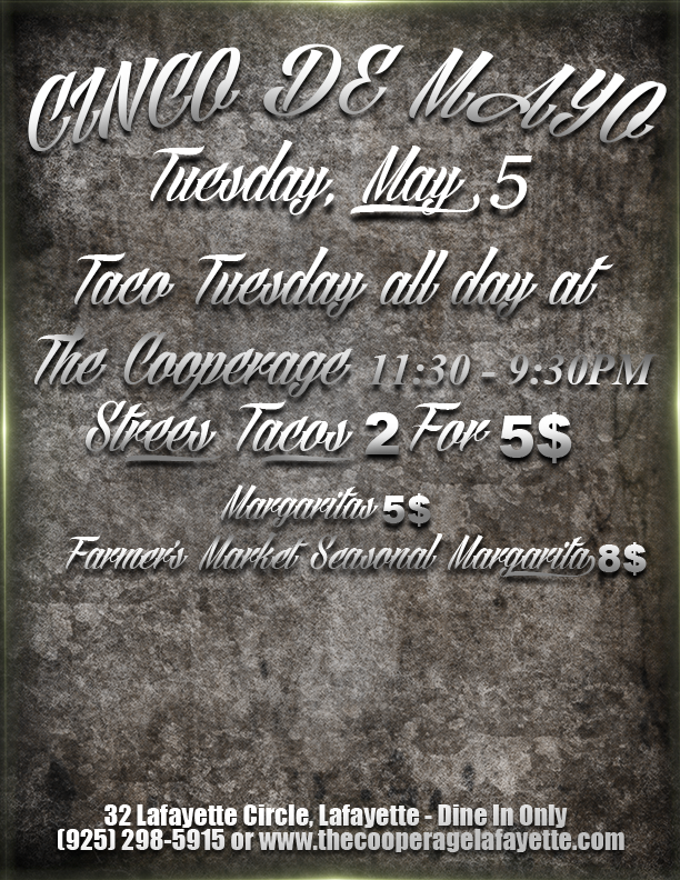 Diseño de Flyer por chrisalopez para The Cooperage American Grille | Diseño #6060335