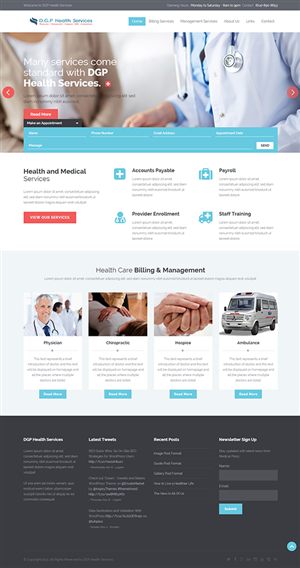 Web Design by Designing Fever for dgphealth | Design #6133057