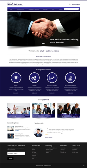 Web Design by pb for dgphealth | Design: #6075229