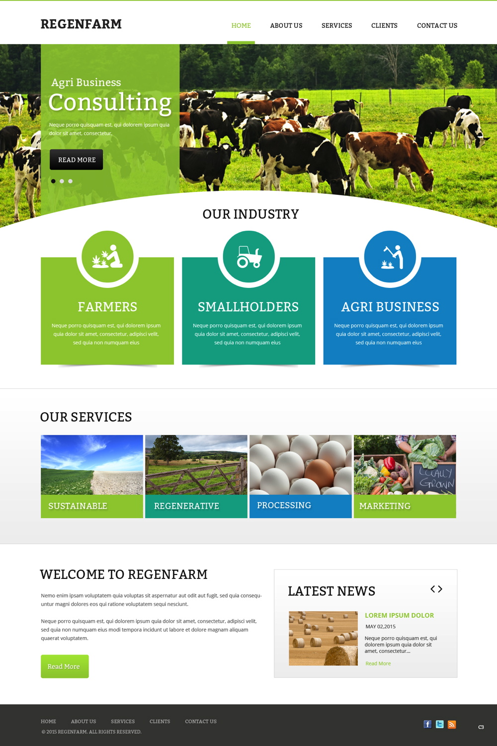 Web Design by pb for RegenFarm Ltd | Design #6074202