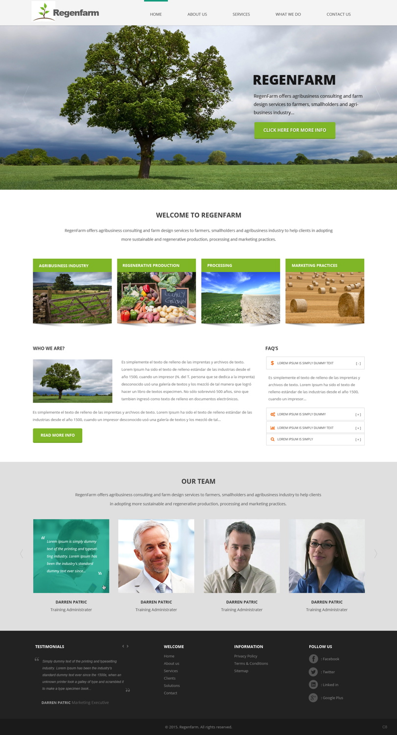 Web Design by pb for RegenFarm Ltd | Design #6074205