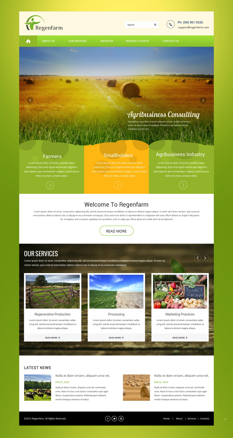 Web Design by pb for RegenFarm Ltd | Design #6074206