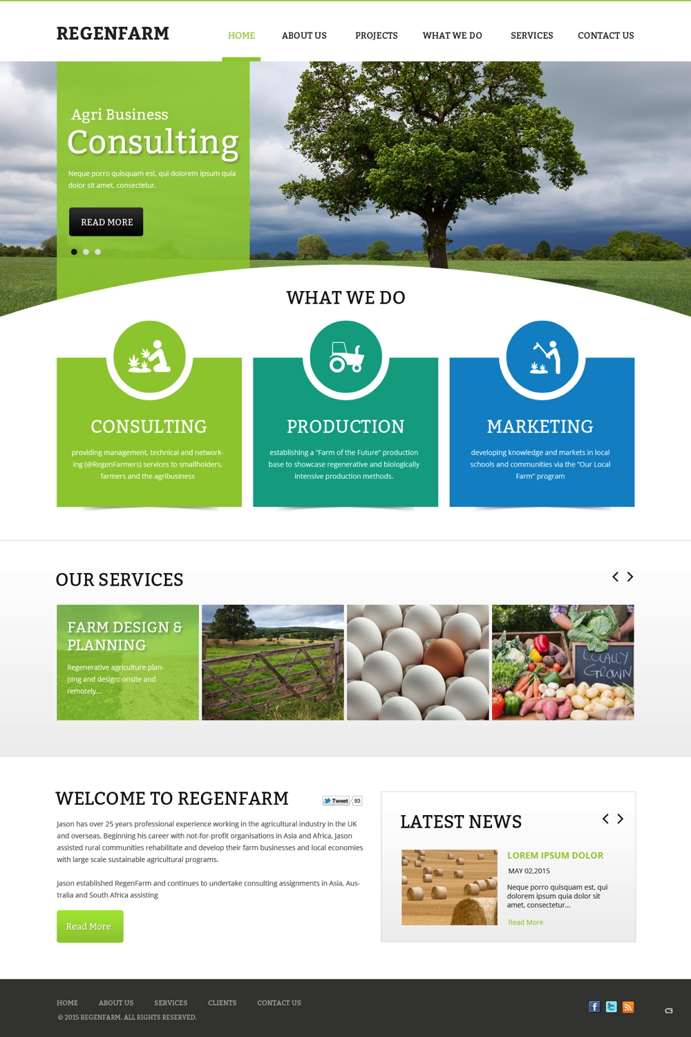 Web Design by pb for RegenFarm Ltd | Design #6094078