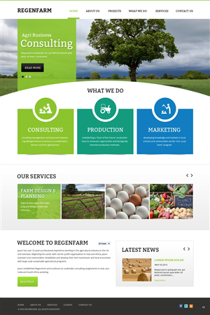 Web Design by pb for RegenFarm Ltd | Design: #6094078