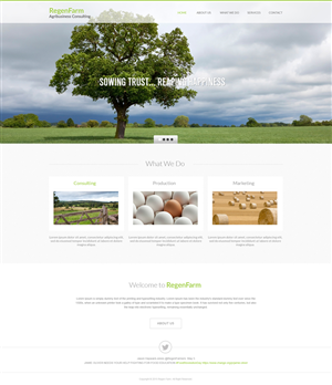 Web-Design von Vikram M für RegenFarm Ltd | Design #6119554
