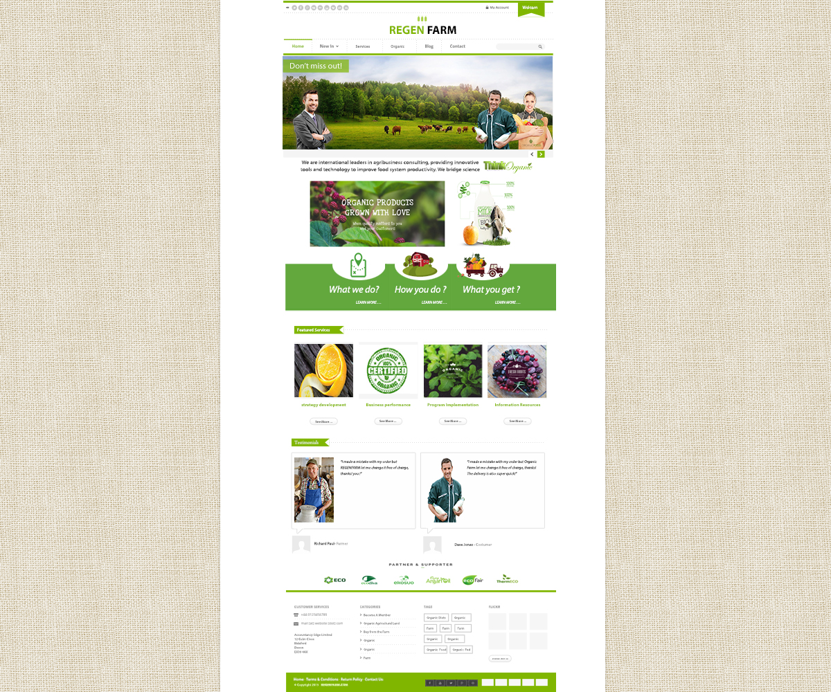 Web-Design von radou1 für RegenFarm Ltd | Design #6105300