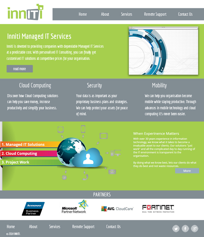 Web Design by mansingp for Inniti Pty Ltd | Design #6061417