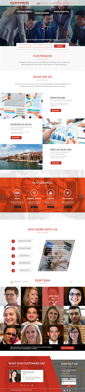 Web Design by CoolDesignz for Magnetic Alliance Pty Ltd | Design: #6151387