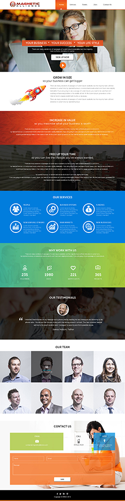Web Design by anushka_snigdha for Magnetic Alliance Pty Ltd | Design #6066639